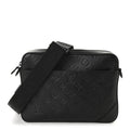 Calfskin Monogram Shadow Duo Messenger Black