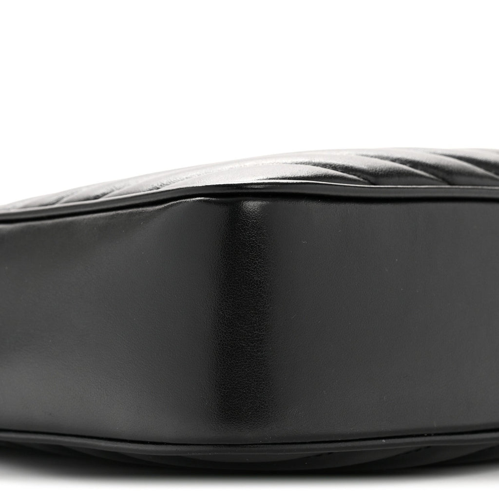 Calfskin Matelasse Monogram Lou Camera Bag Black