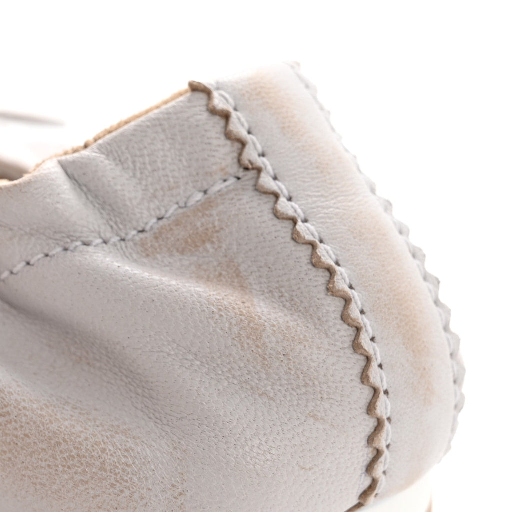 Bleached Nappa Womens Plume Mary Jane Ballerina Sneakers 39 Bianco