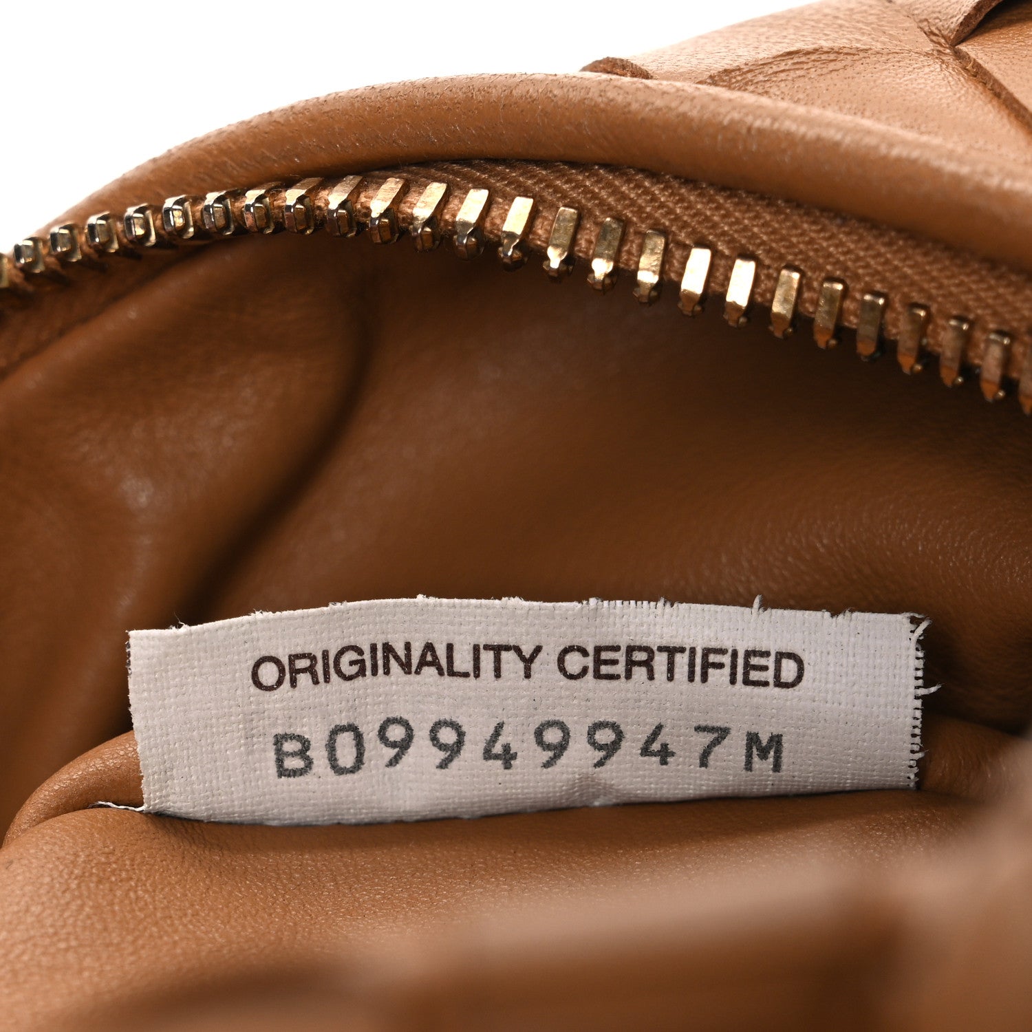 Nappa Intrecciato Mini Jodie Caramel