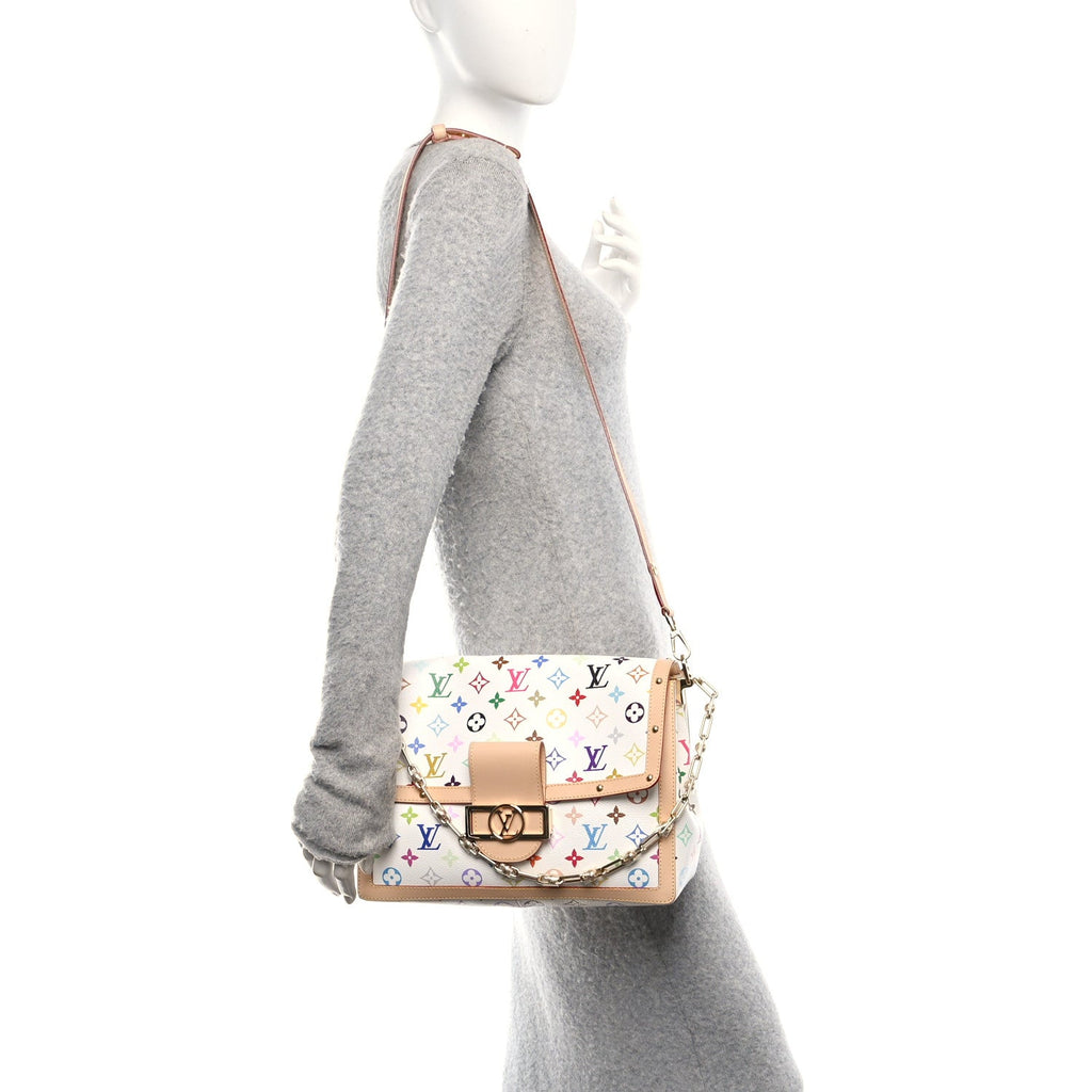 LV X TM Monogram Multicolor Dauphine Soft GM White