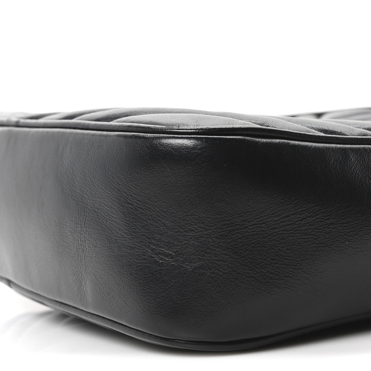 Calfskin Matelasse Monogram Lou Camera Bag Black
