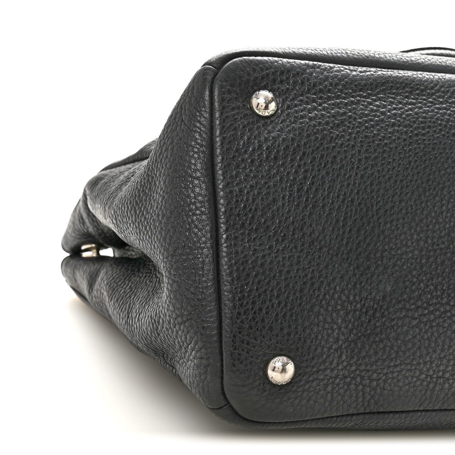 Vitello Daino Tote Dark Grey