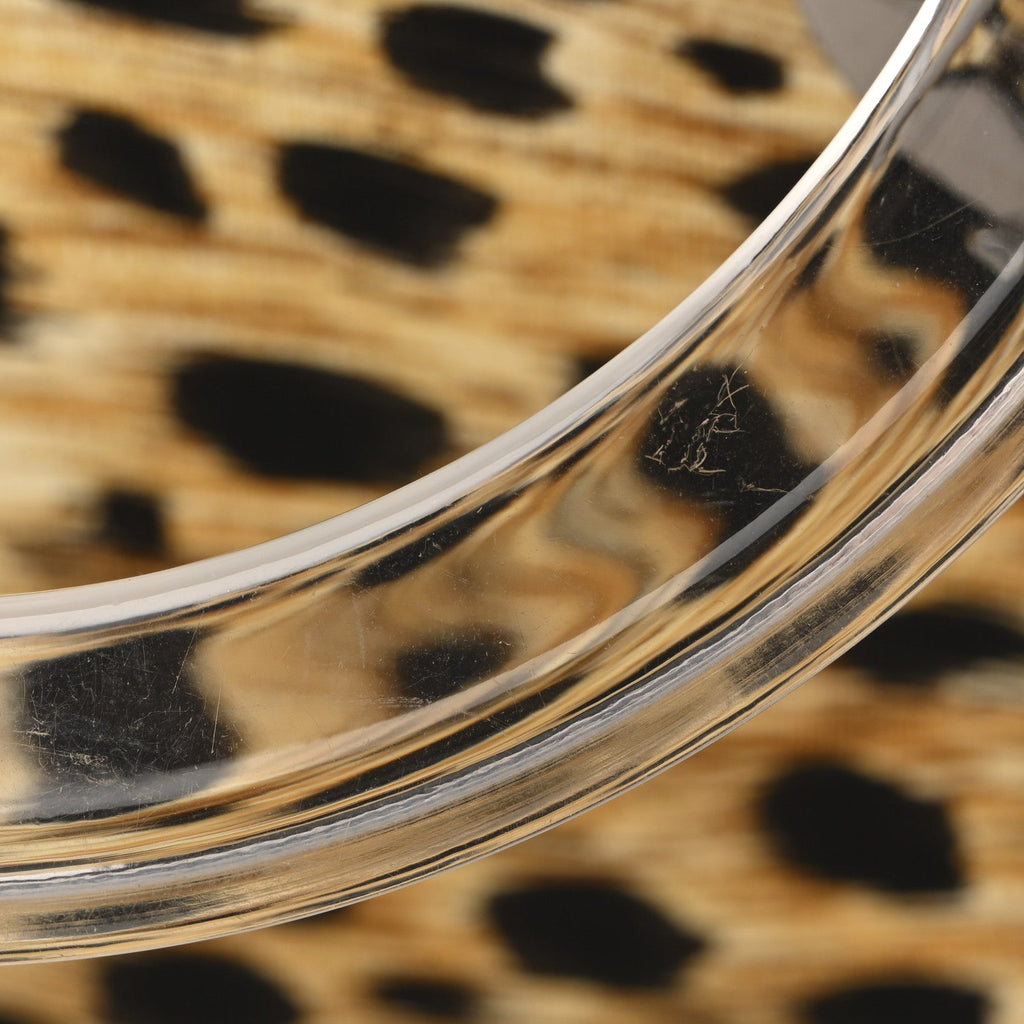Canvas Leopard Print Medium Lady Dior