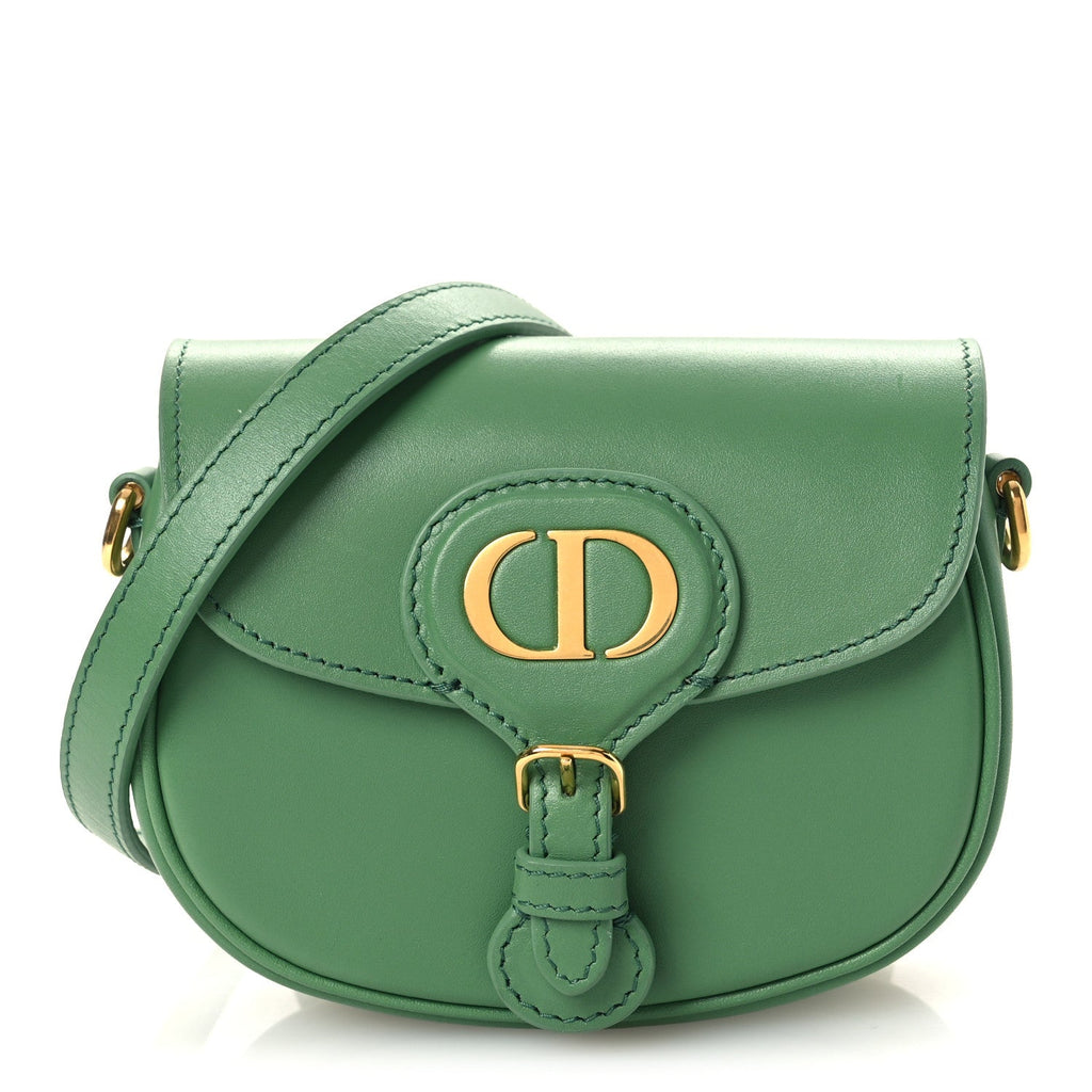Box Calfskin Micro Bobby Bag Sage Green