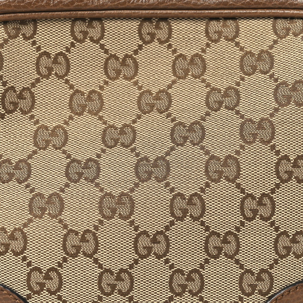 Monogram Mini Bree Messenger Bag Beige Tabacco