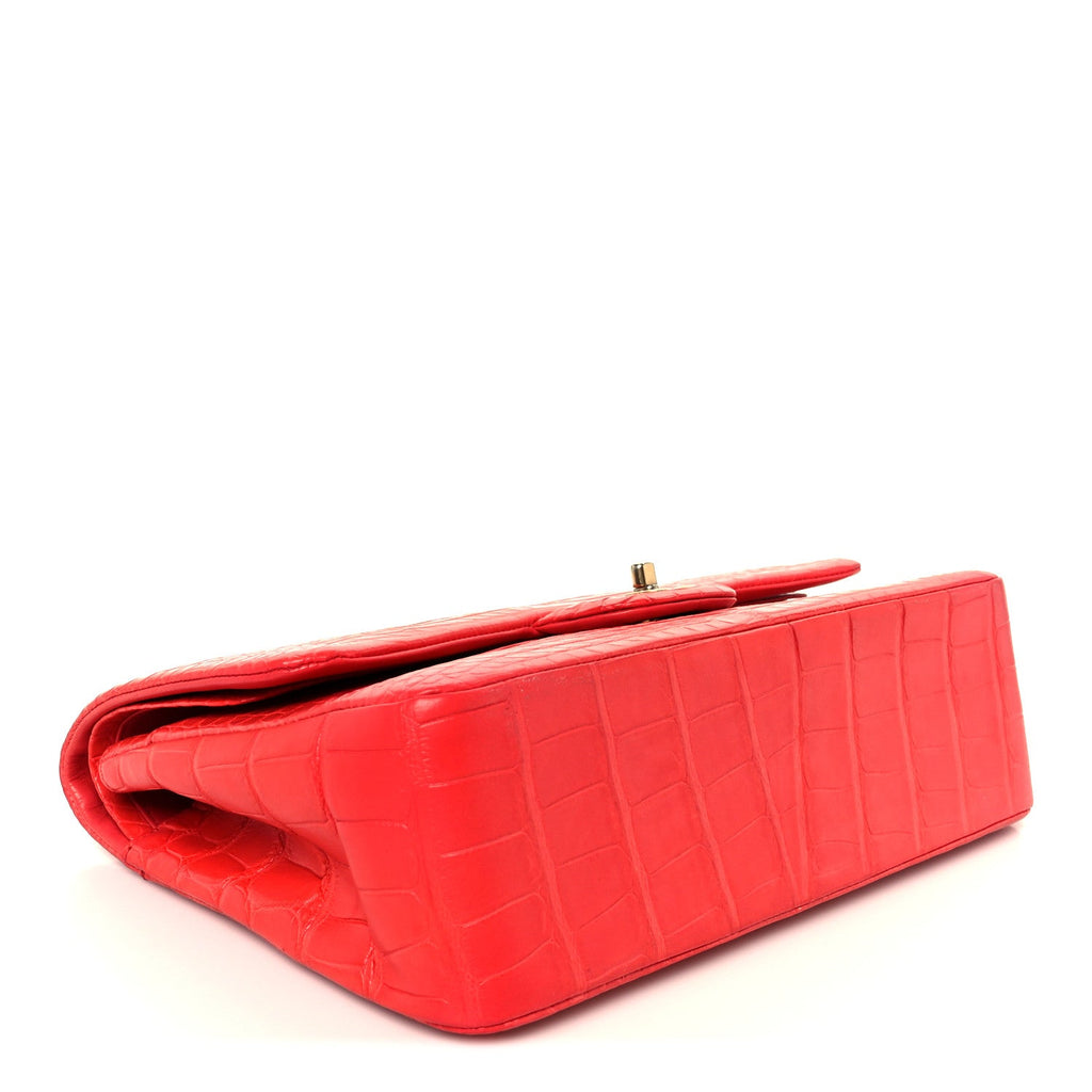 Alligator Jumbo Double Flap Red