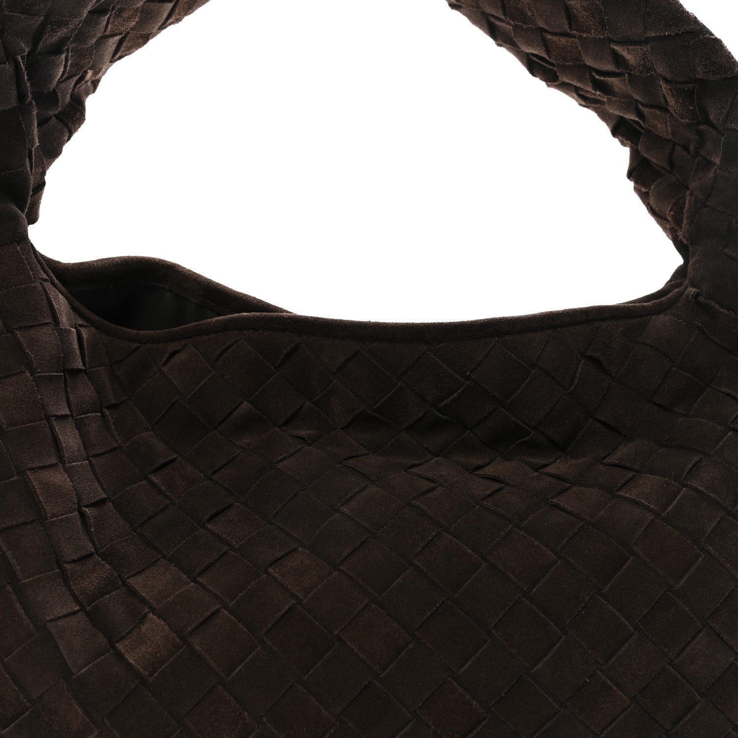Suede Intrecciato Small Hop Fondant
