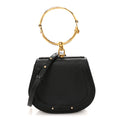 Calfskin Small Nile Bracelet Bag Black