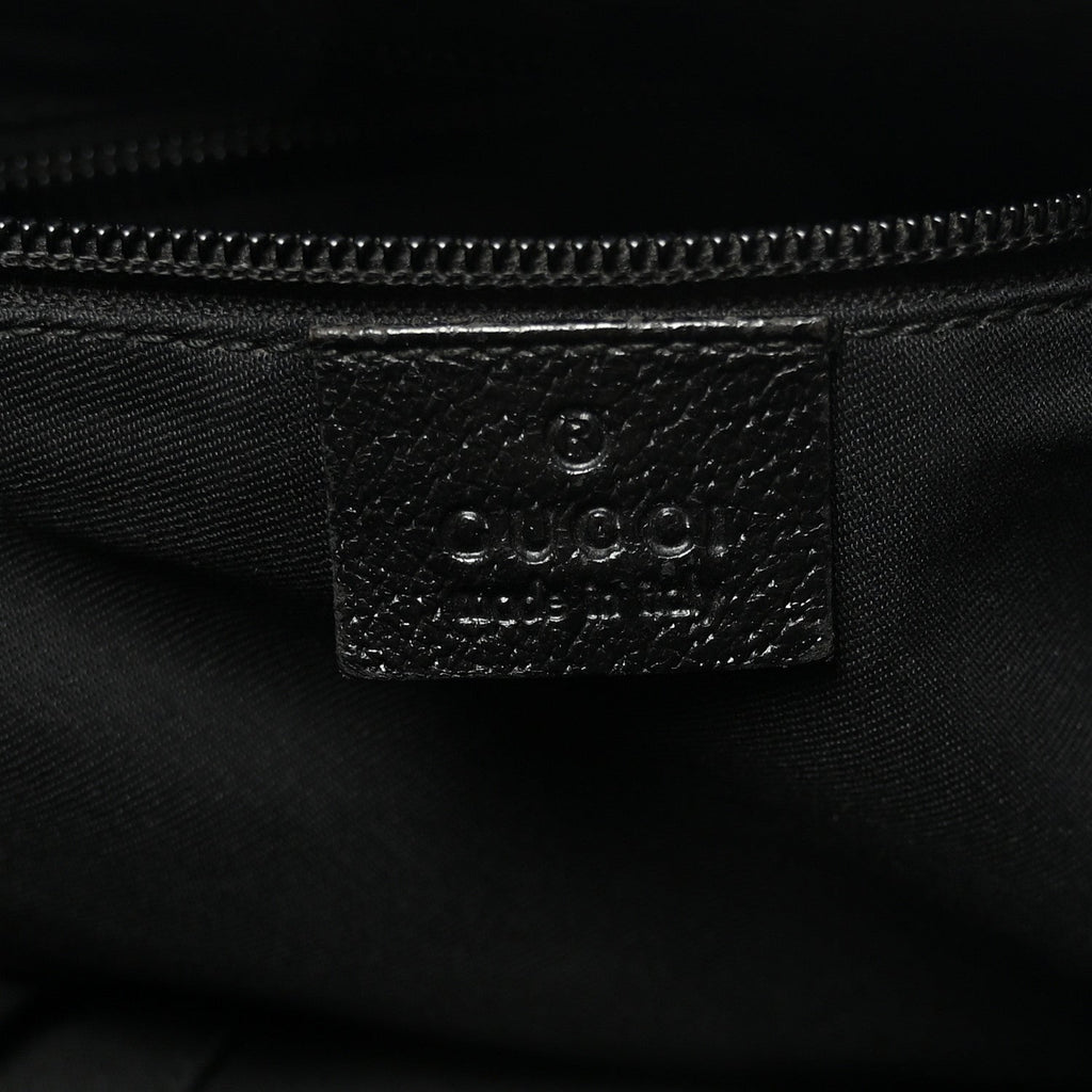 Monogram Web Medium Flat Messenger Bag Black
