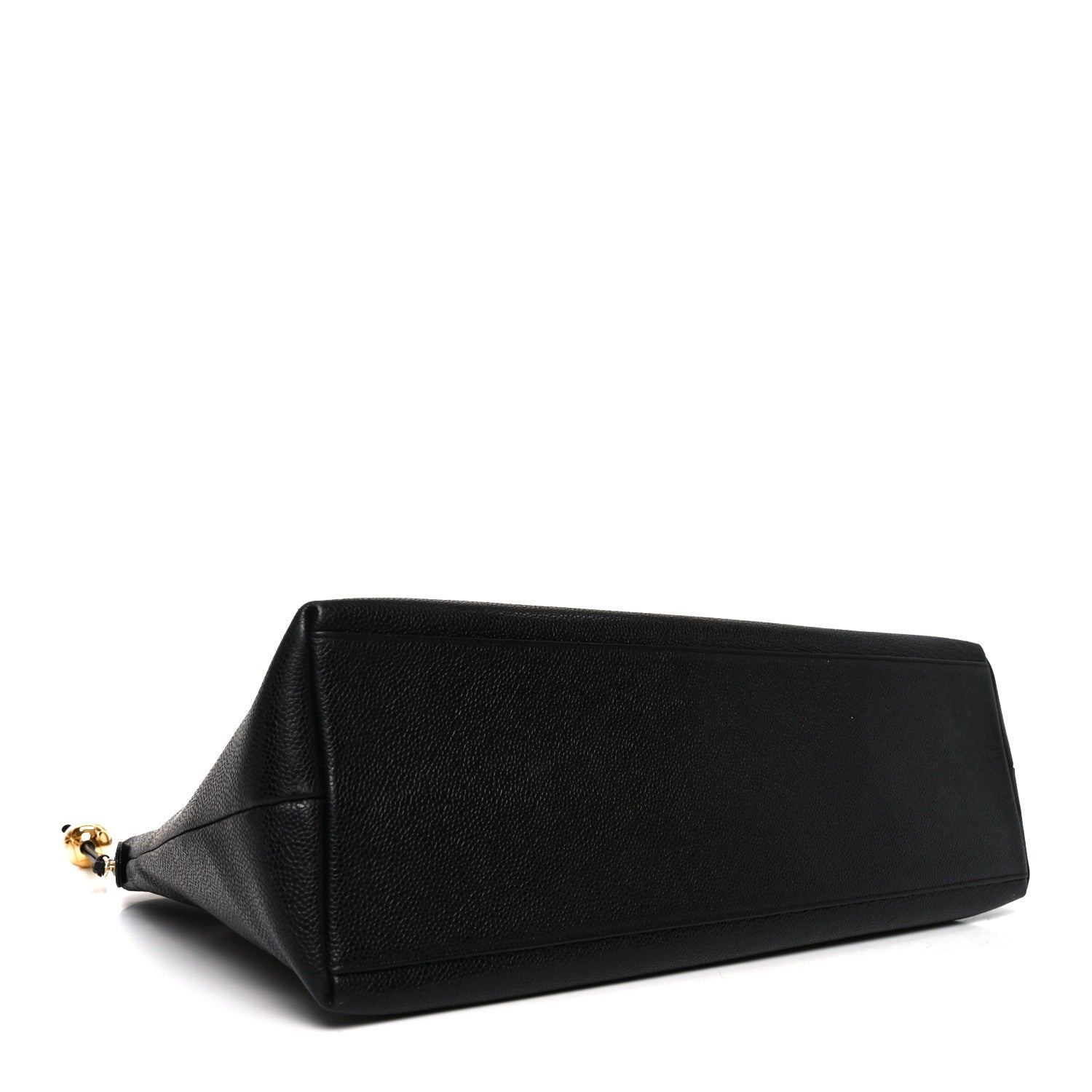 Caviar Large CC Shoulder Bag Black