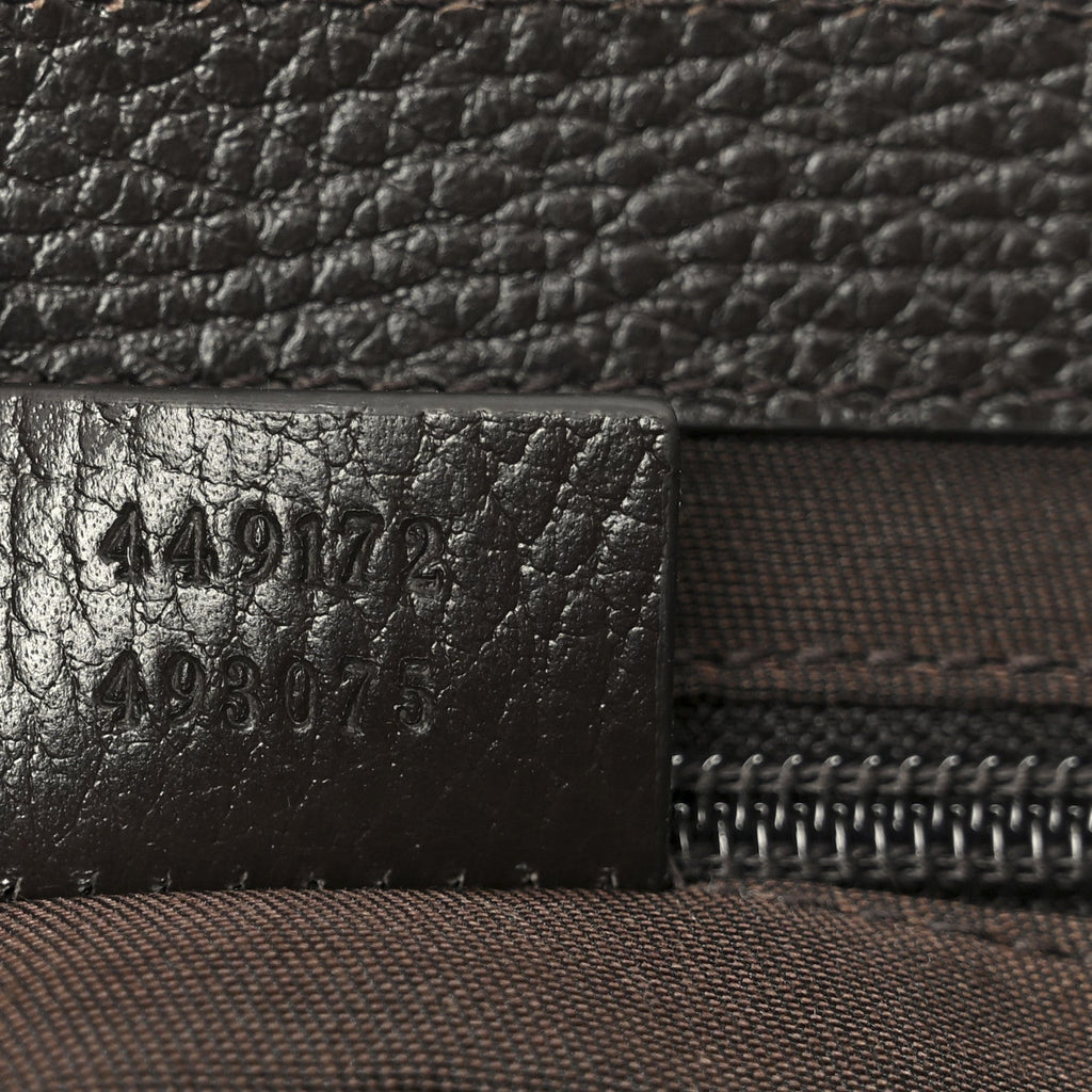Monogram Flap Messenger Bag Beige Dark Brown