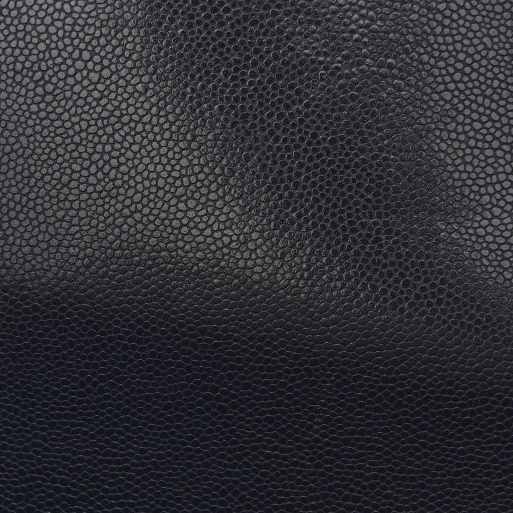 Shiny Caviar Quilted Mini Top Handle Flap Navy Blue