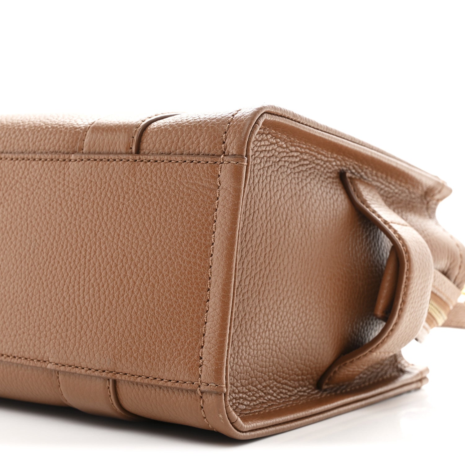 Grained Calfskin Small The Tote Bag Argan Oil