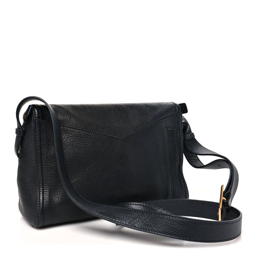 Goatskin Diamant 3D Shoulder Bag Black