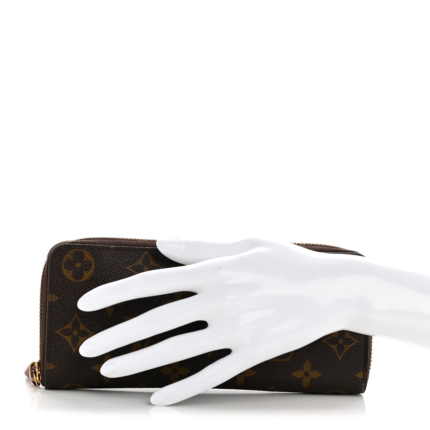 Monogram Clemence Wallet Fuchsia