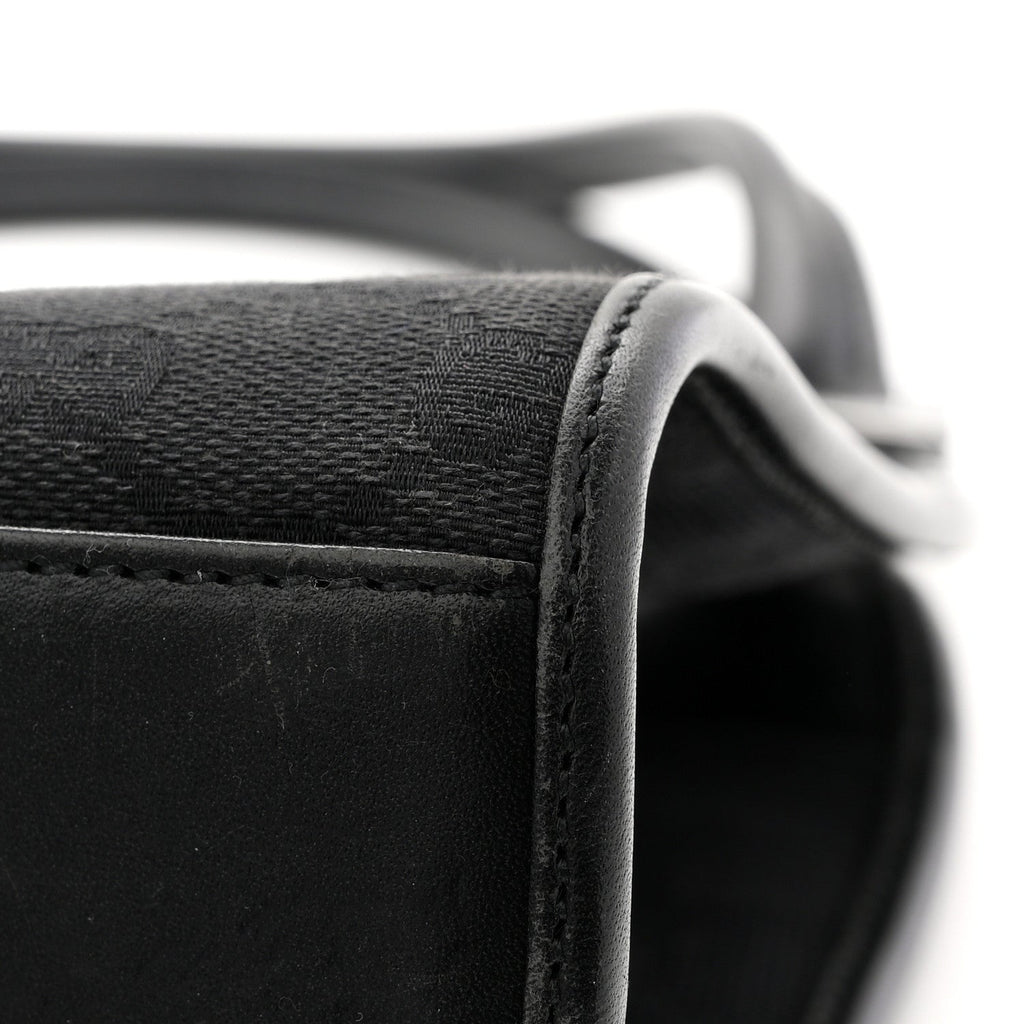 Monogram Bardot Shoulder Bag Black