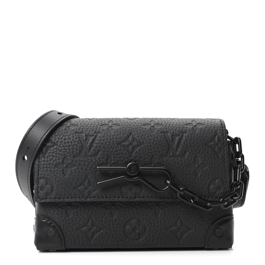 Taurillon Monogram Steamer Wearable Wallet Black