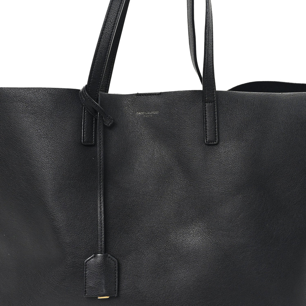 Calfskin Large Shopping Tote Black