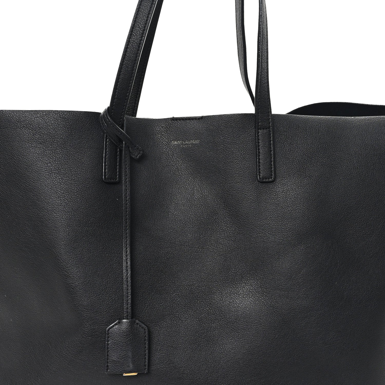 Calfskin Large Shopping Tote Black
