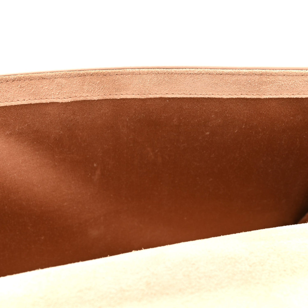 Patent Calfskin Monogram Large Belle De Jour Clutch Chair