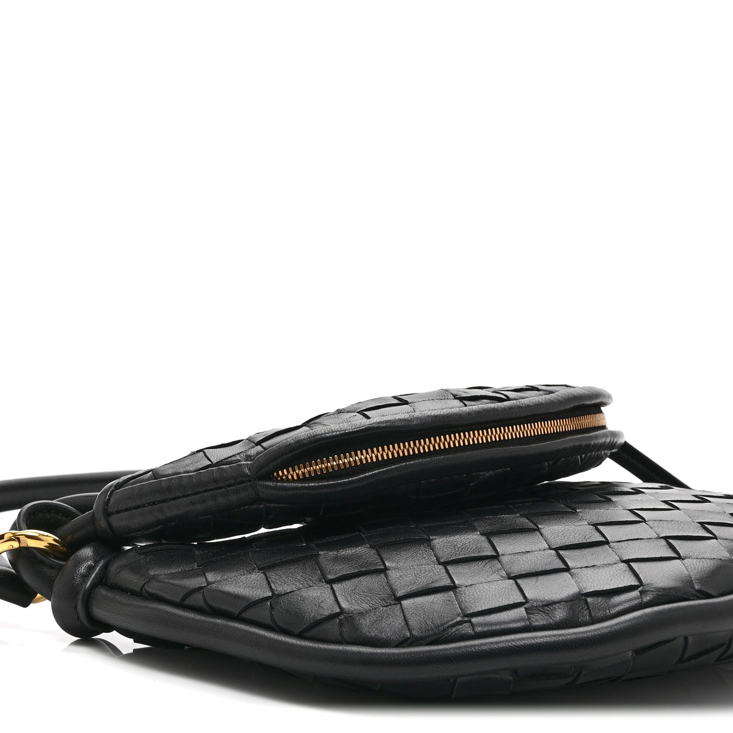 Nappa Intrecciato Small Gemelli Black
