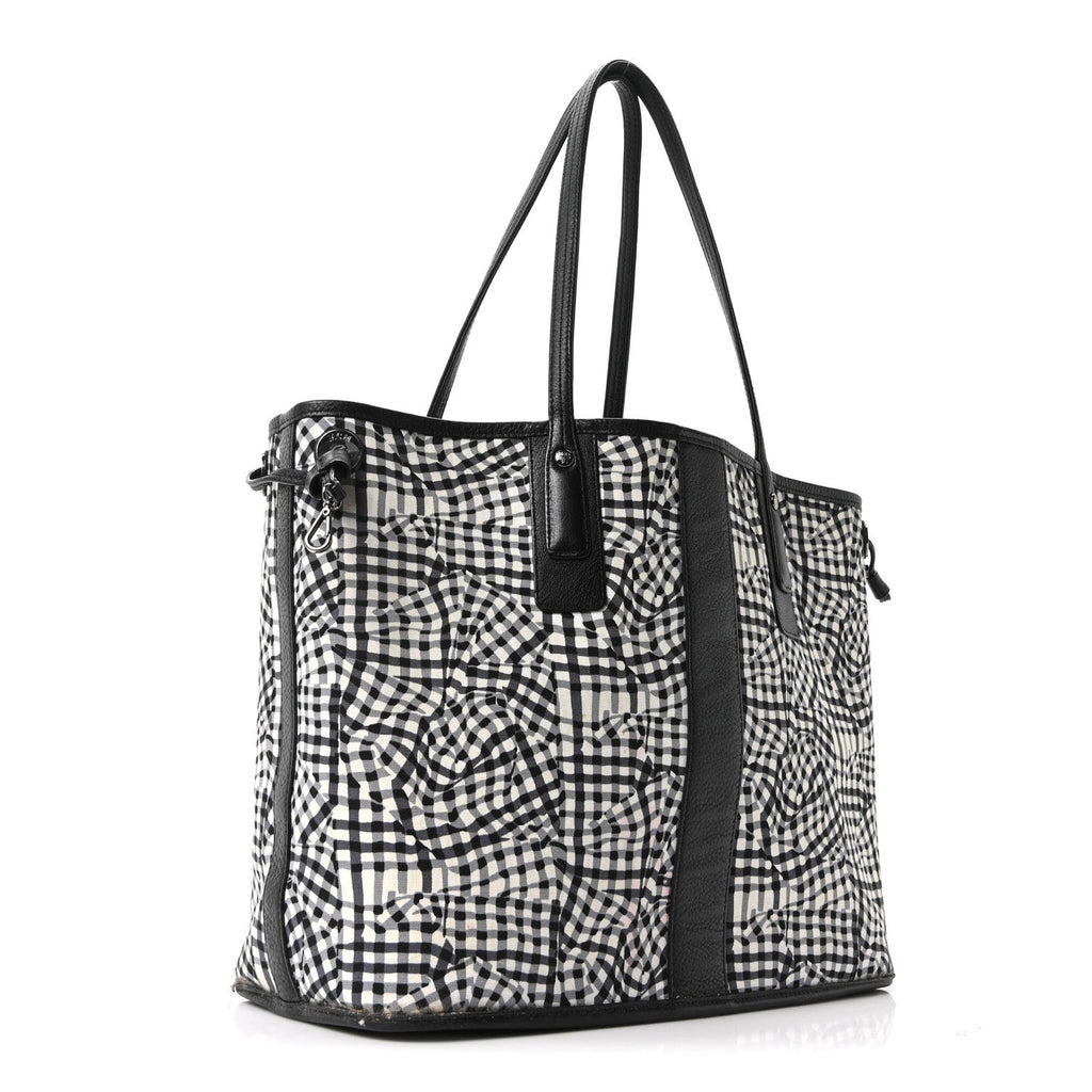 Visetos Medium Liz Reversible Shopper Tote Black