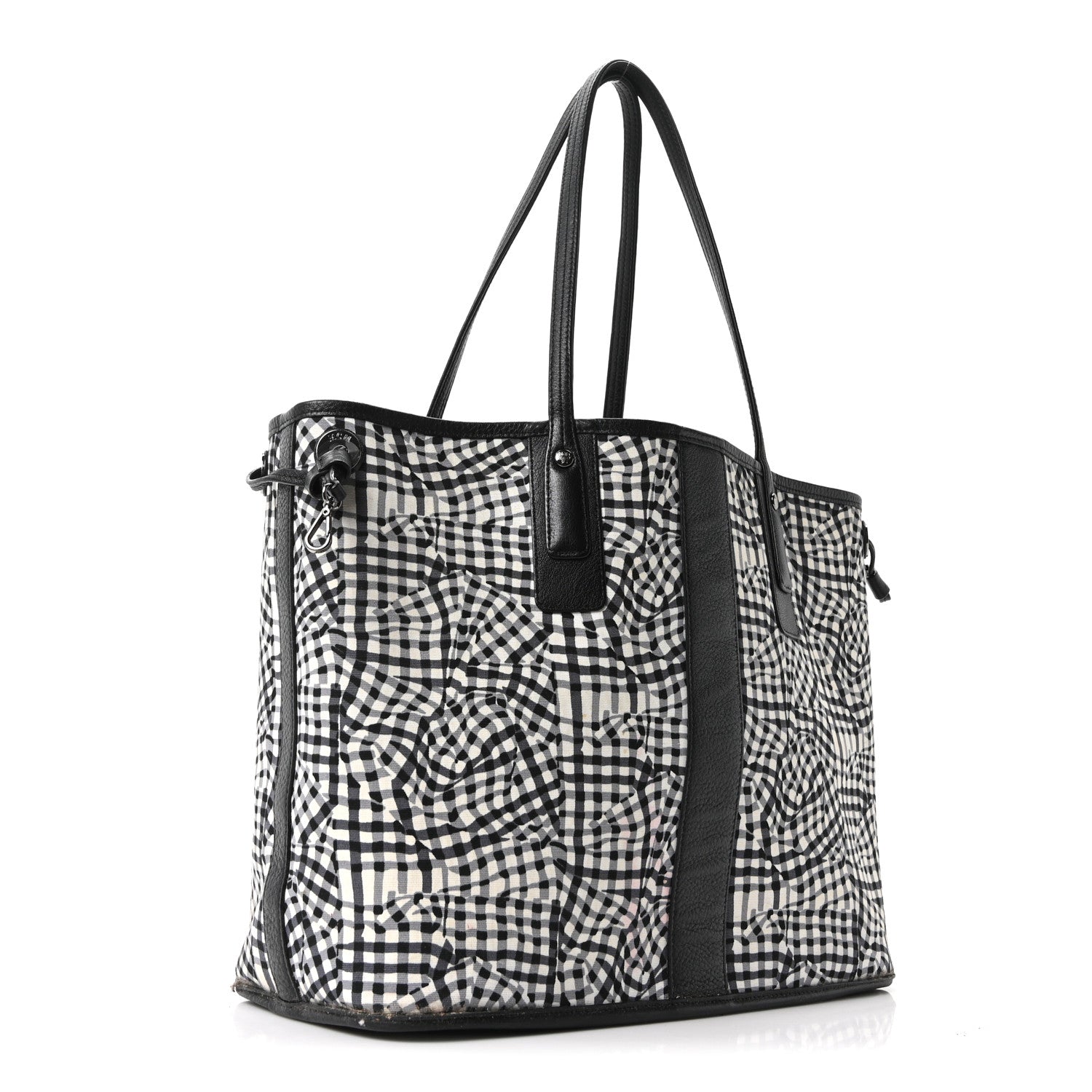Visetos Medium Liz Reversible Shopper Tote Black