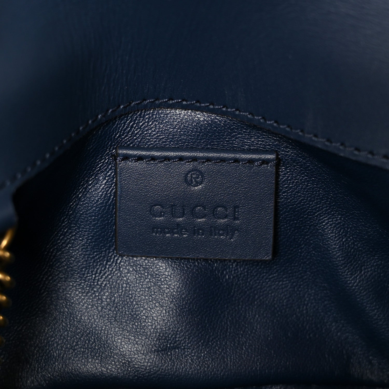 Snakeskin Matelasse Super Mini GG Marmont Shoulder Bag Blue