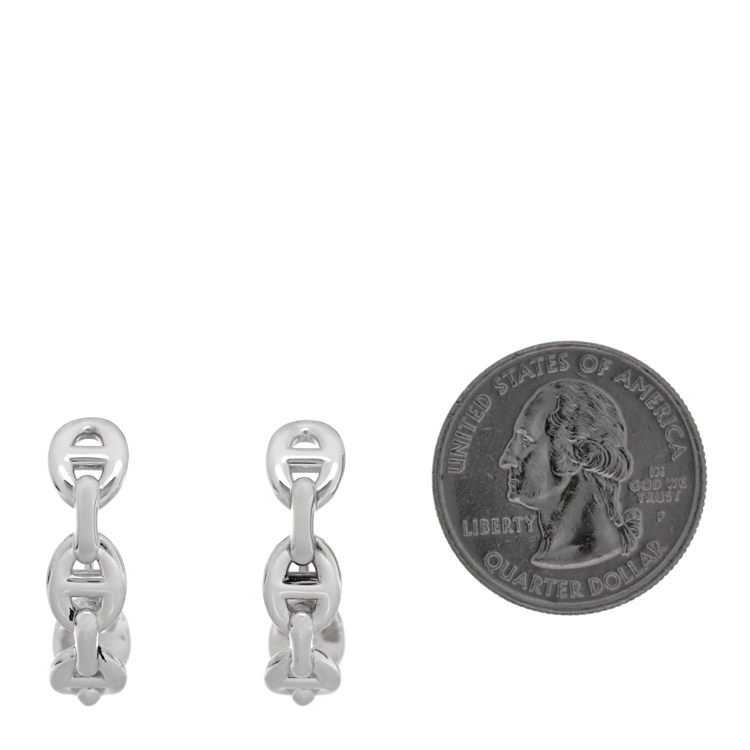 Sterling Silver Chaine D'Ancre Enchainee Climber Earrings