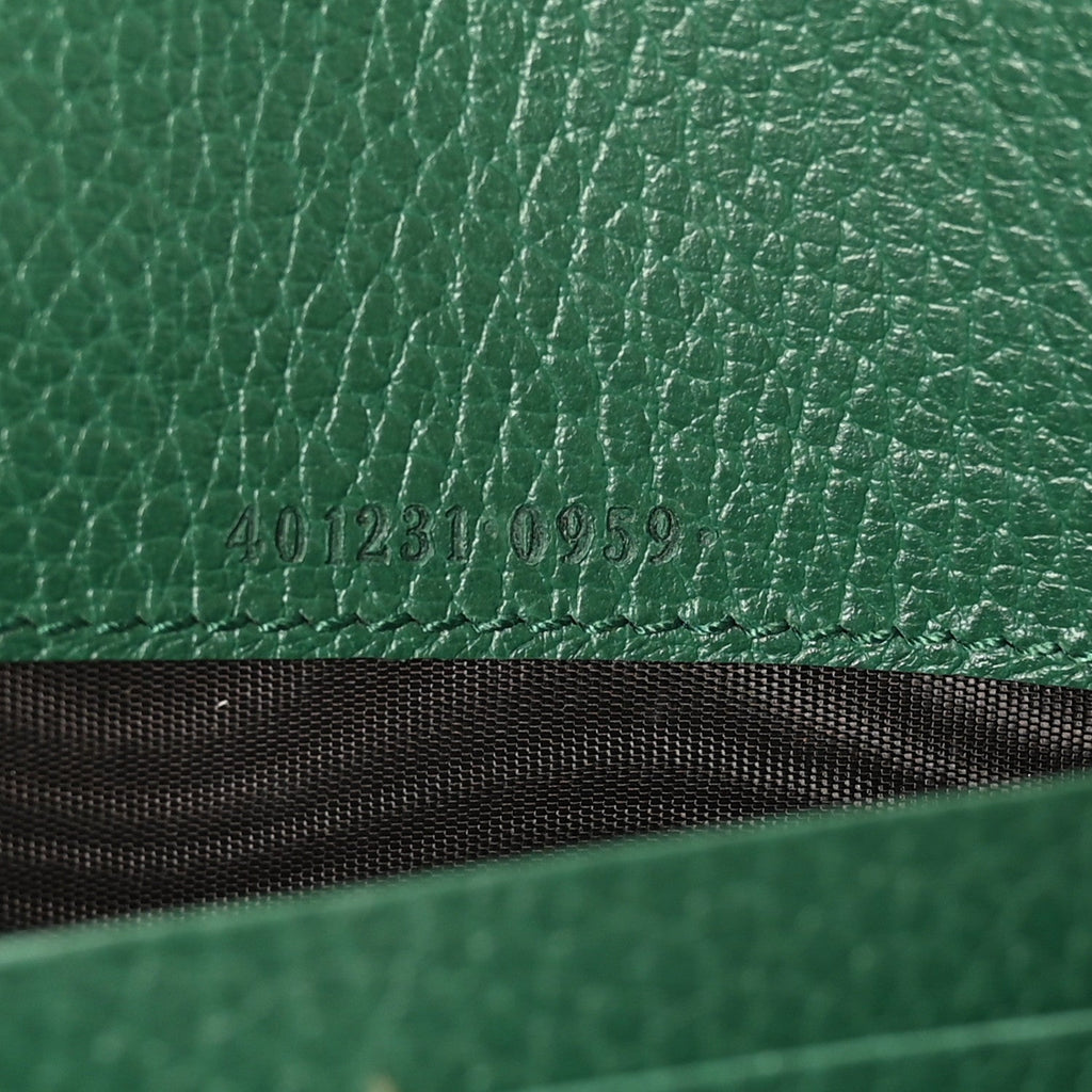 Calfskin Mini Dionysus Chain Wallet Emerald
