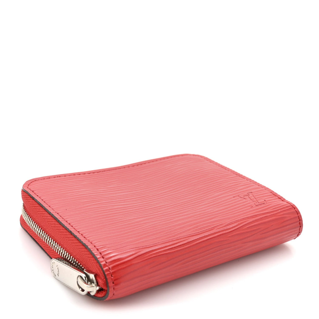 Epi Zippy Coin Purse Coquelicot