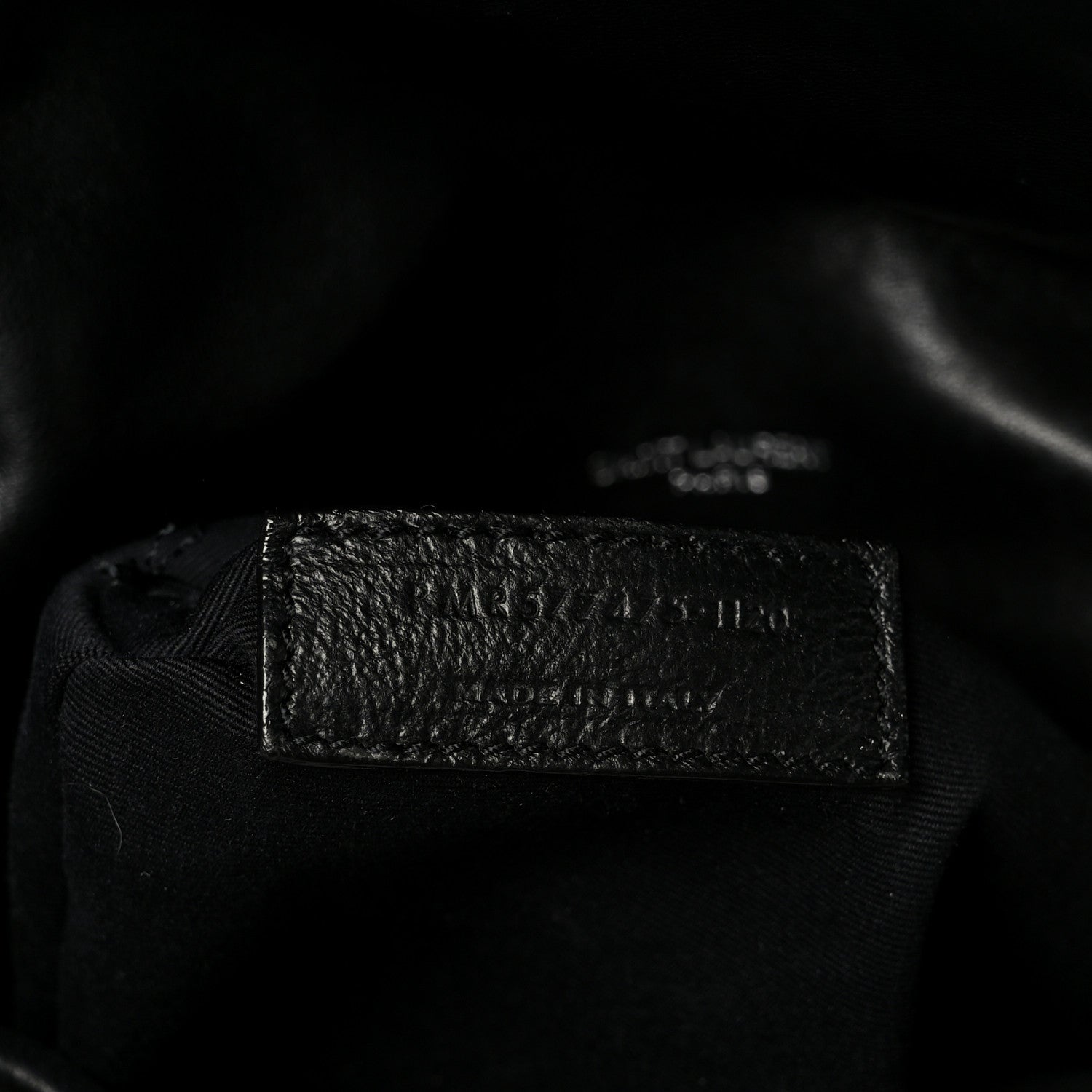 Lambskin Quilted Medium Loulou Puffer Monogram Chain Satchel Black