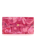 Vernis Ikat Sarah Wallet Rose Velours