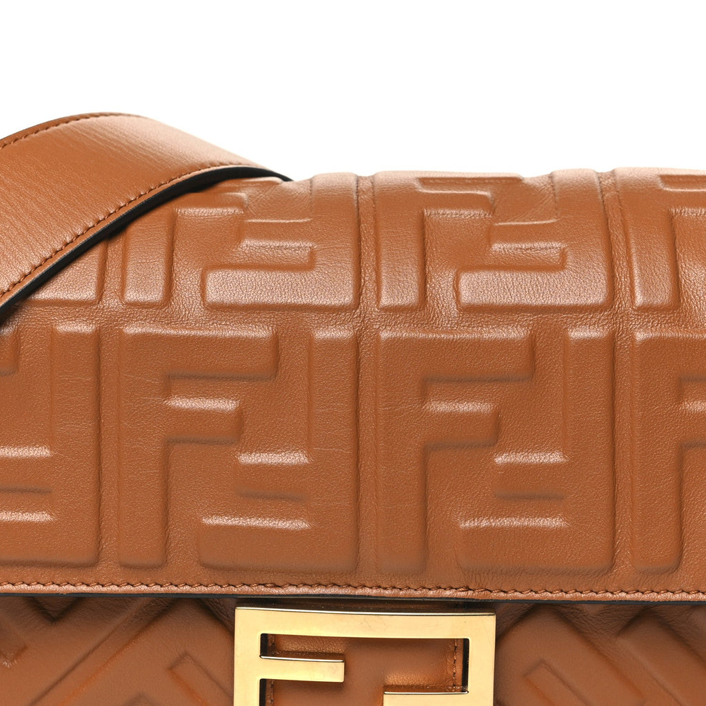 Nappa FF 1974 Embossed Baguette Coloniale