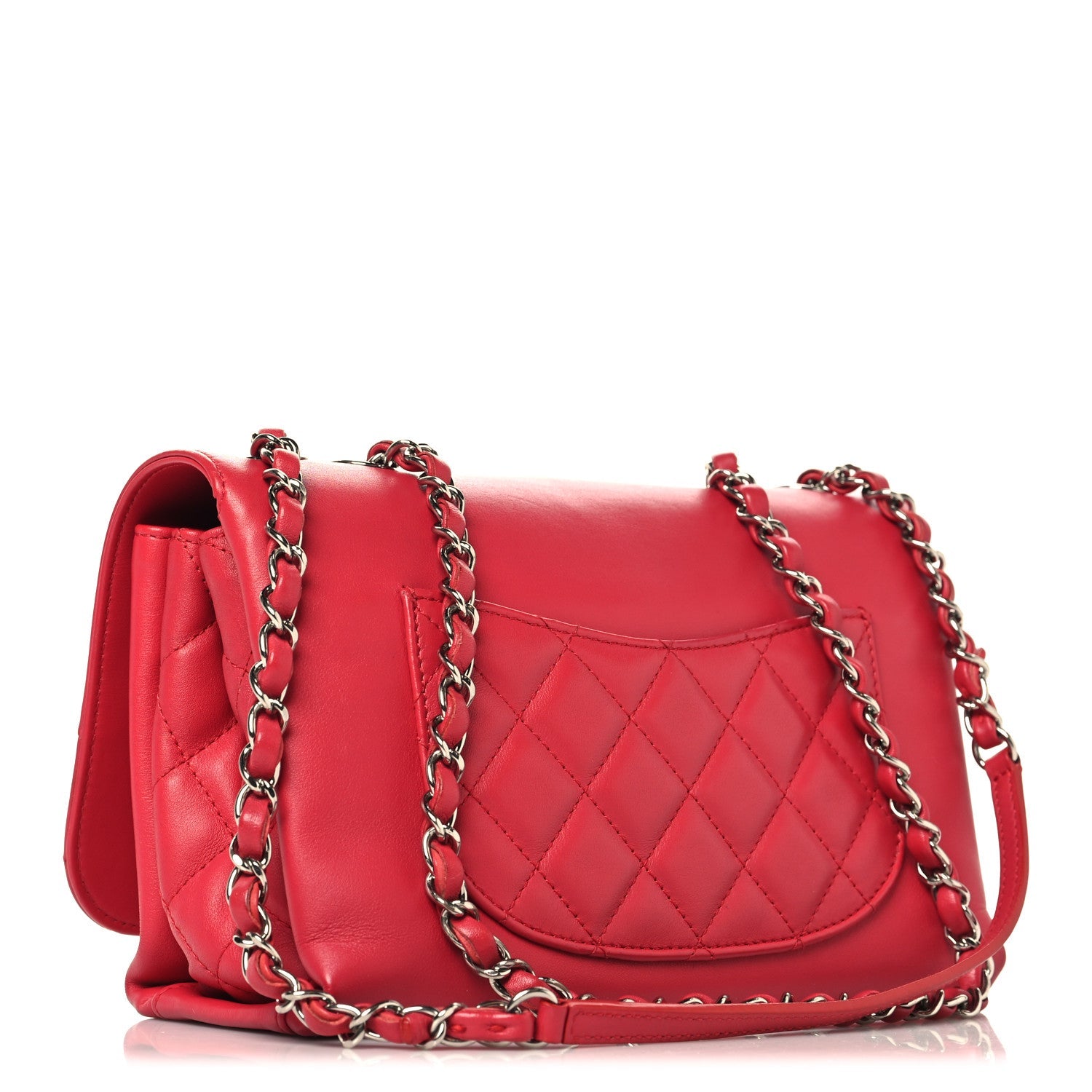 Calfskin Small Tramezzo Flap Red