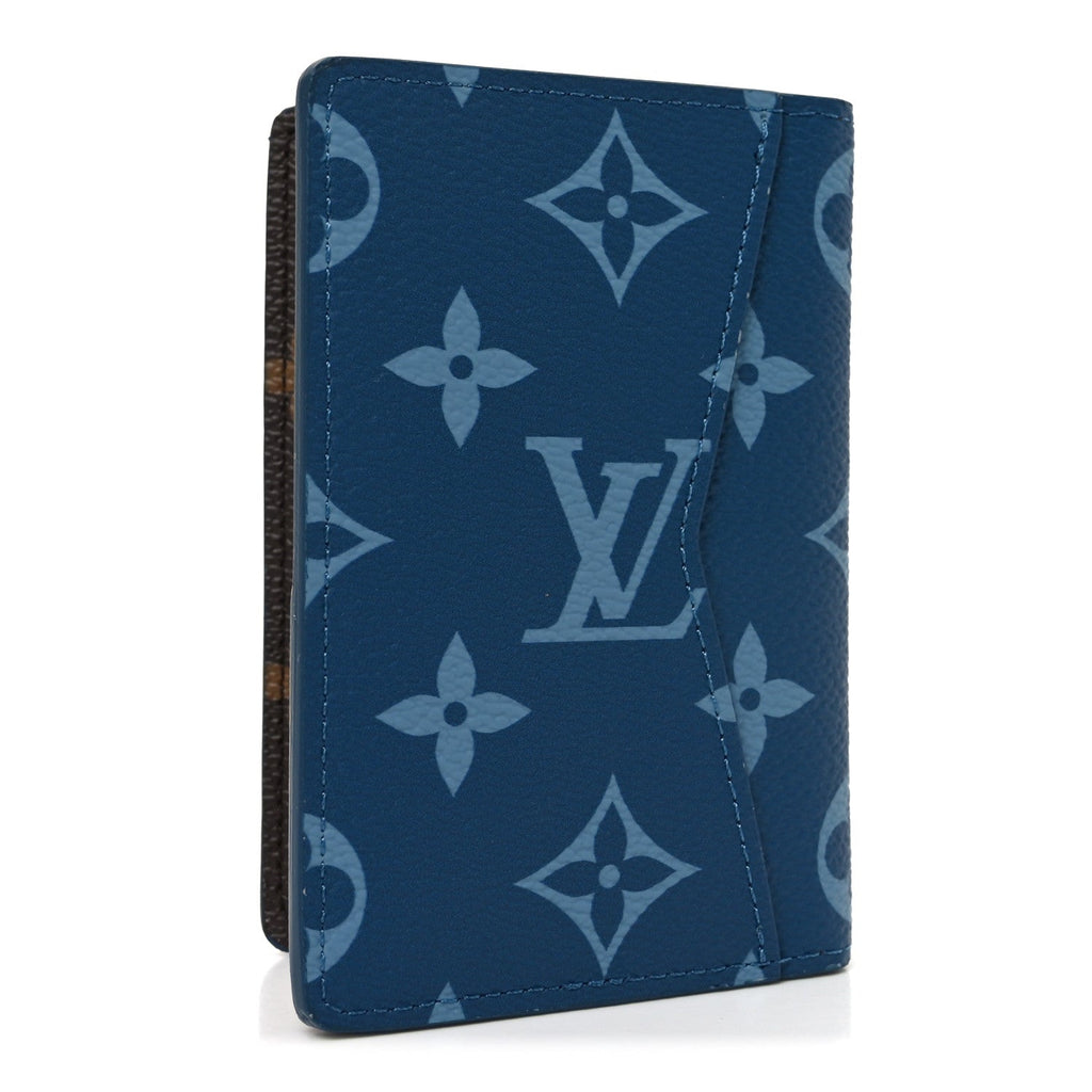 Monogram Pocket Organizer NM Atlantic Blue