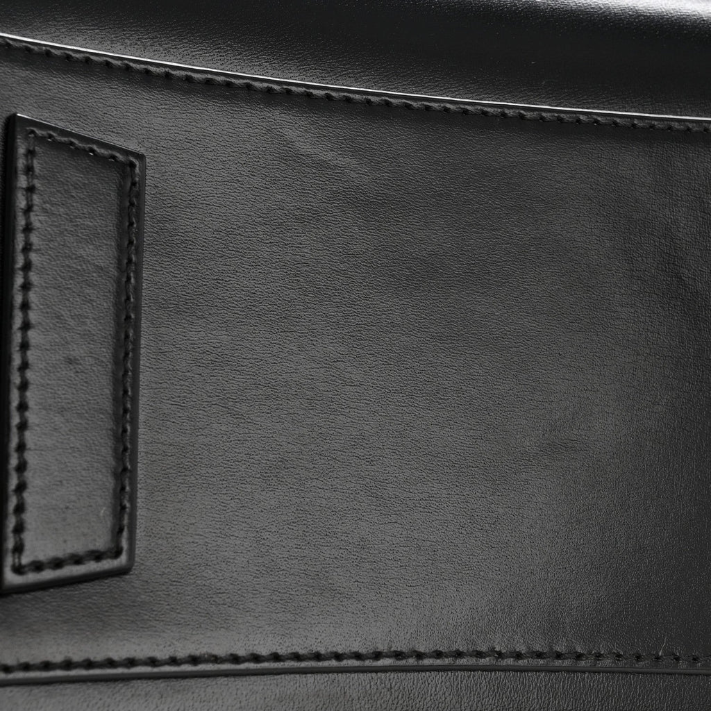 Shiny Lord Calfskin Small Antigona Black