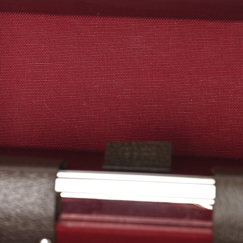 GG Supreme Monogram Globe-Trotter Beauty Case Brown
