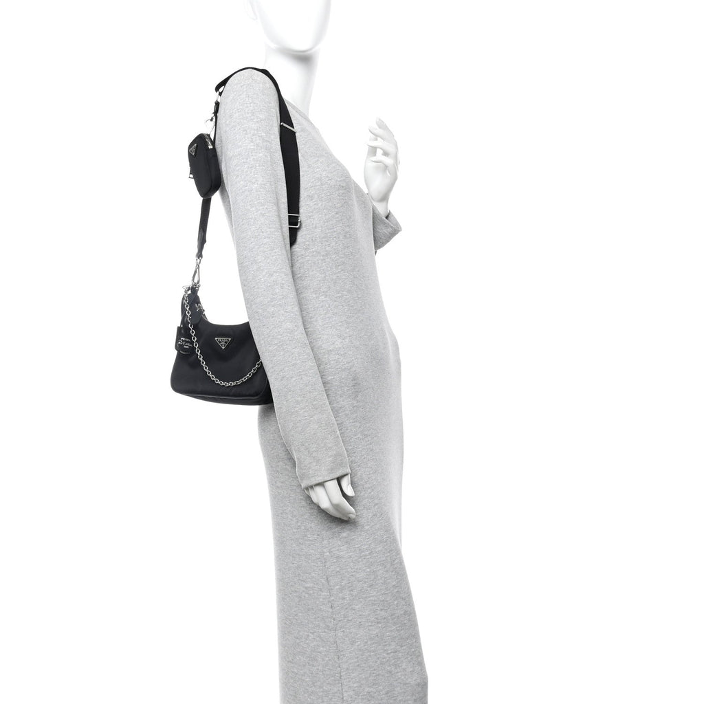 Nylon Re-Edition 2005 Shoulder Bag Black