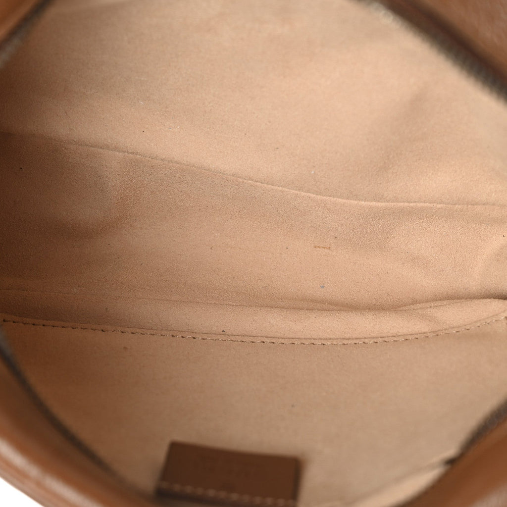 Glazed Calfskin Matelasse Diagonal Small GG Marmont Chain Shoulder Bag Cuir