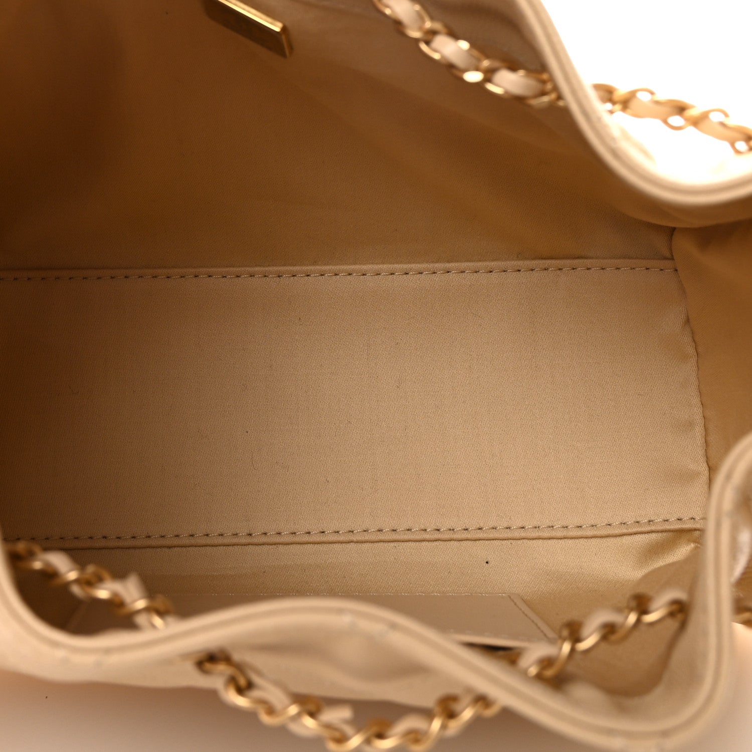 Caviar Quilted Mini Chanel 25 Handbag Beige