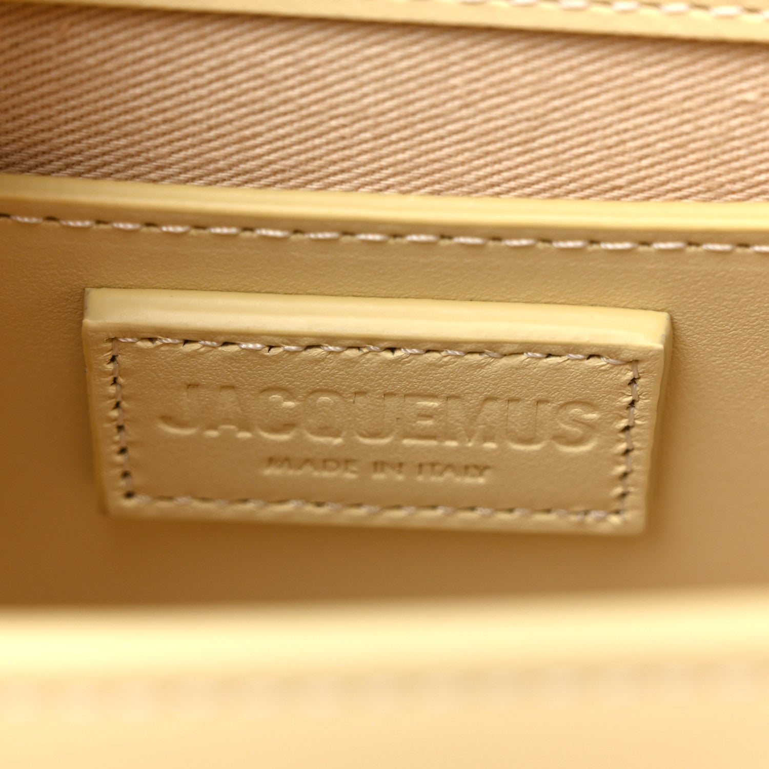 Smooth Calfskin Le Bambino Long Ivory