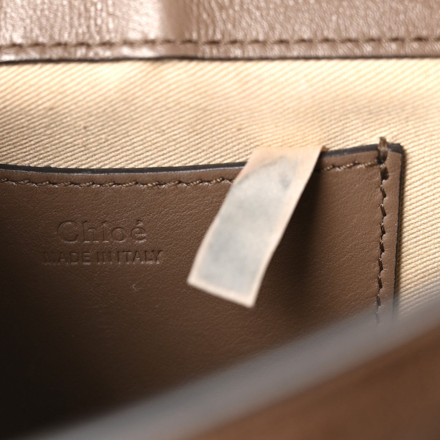 Calfskin Crocodile Embossed Small Tess Bag Army Green