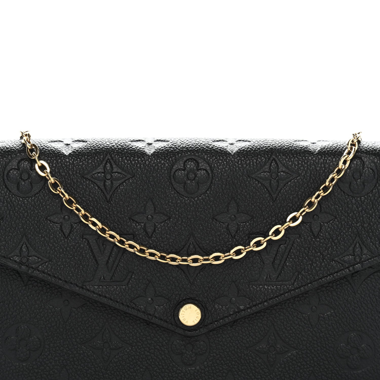Empreinte Pochette Felicie Chain Wallet Black