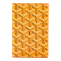Goyardine Passport Wallet Yellow