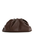 Smooth Butter Calf The Pouch Oversized Clutch Brownie