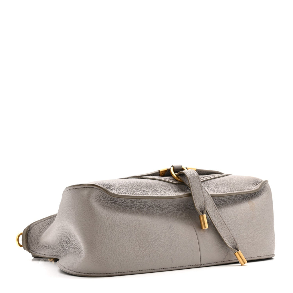 Calfskin Medium Marcie Satchel Cashmere Grey