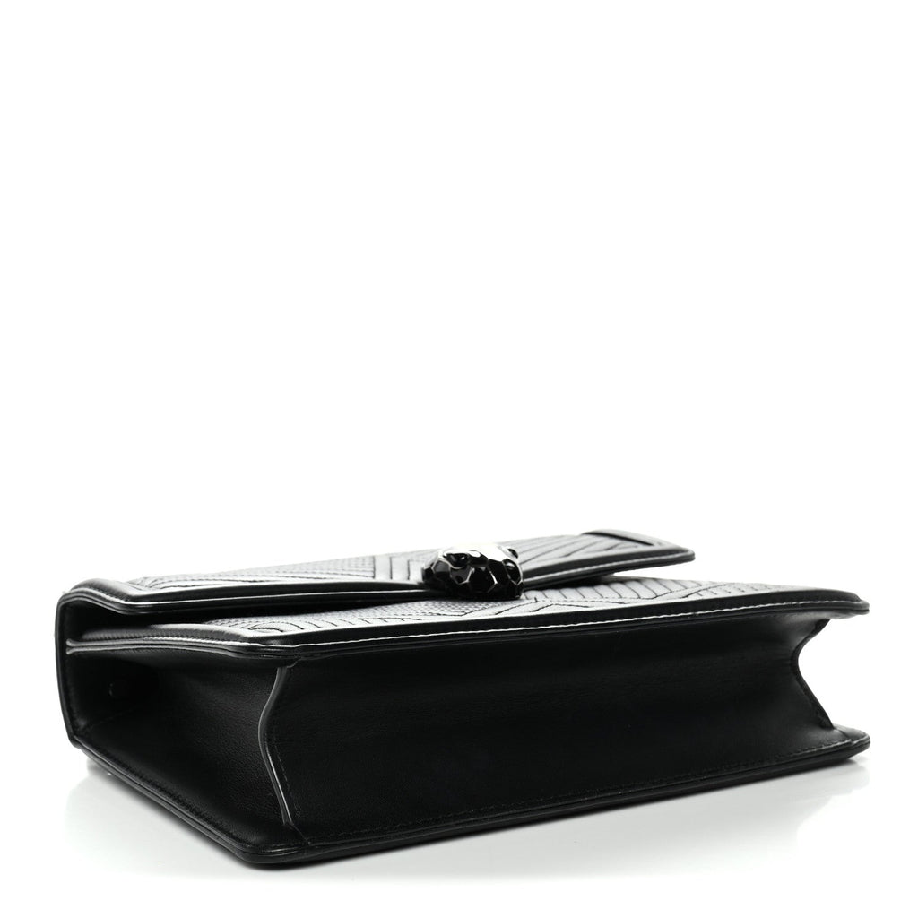 Quilted Nappa Smooth Calfskin Serpenti Forever Diamond Blast Shoulder Bag Black