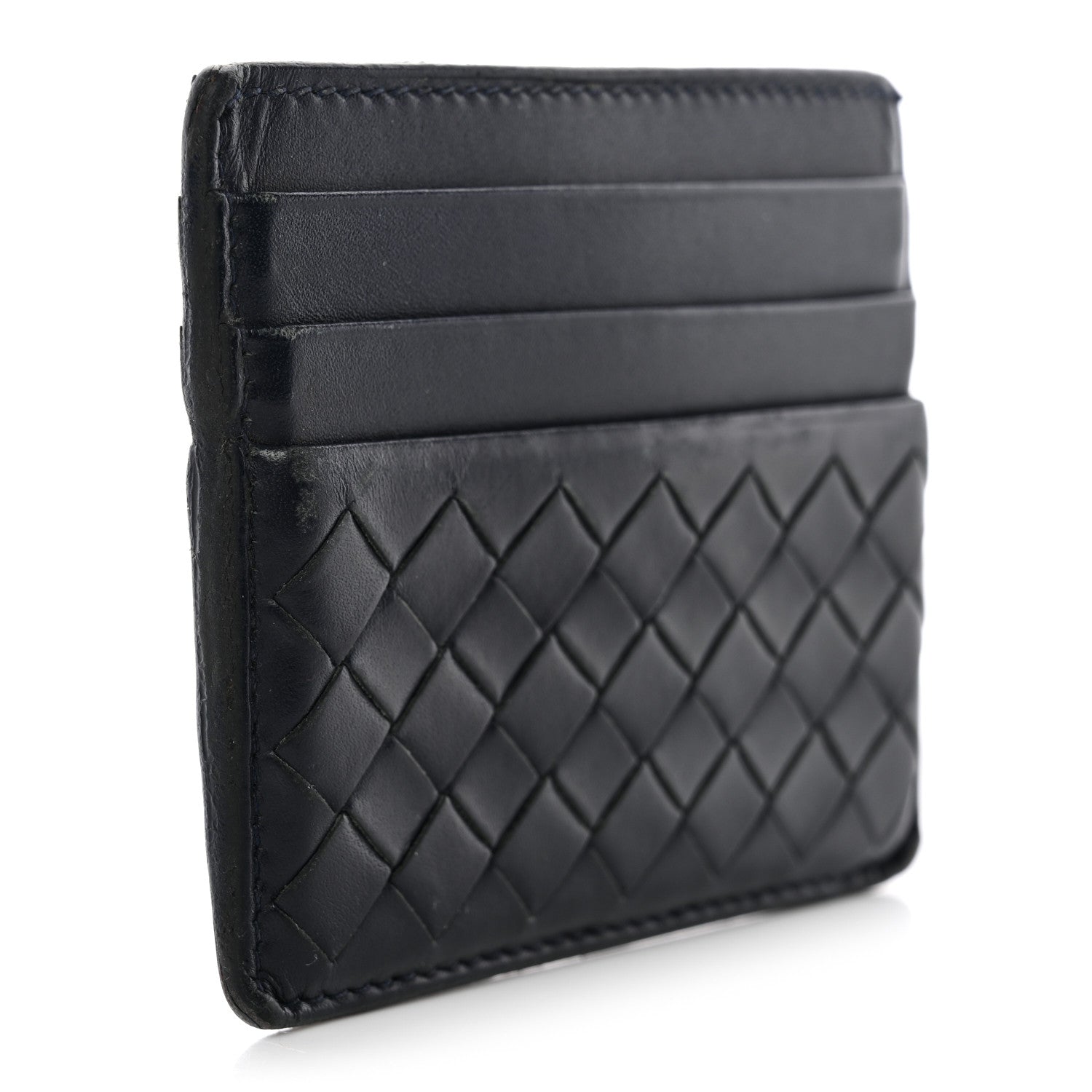 Nappa Intrecciato  Holder Deep Blue